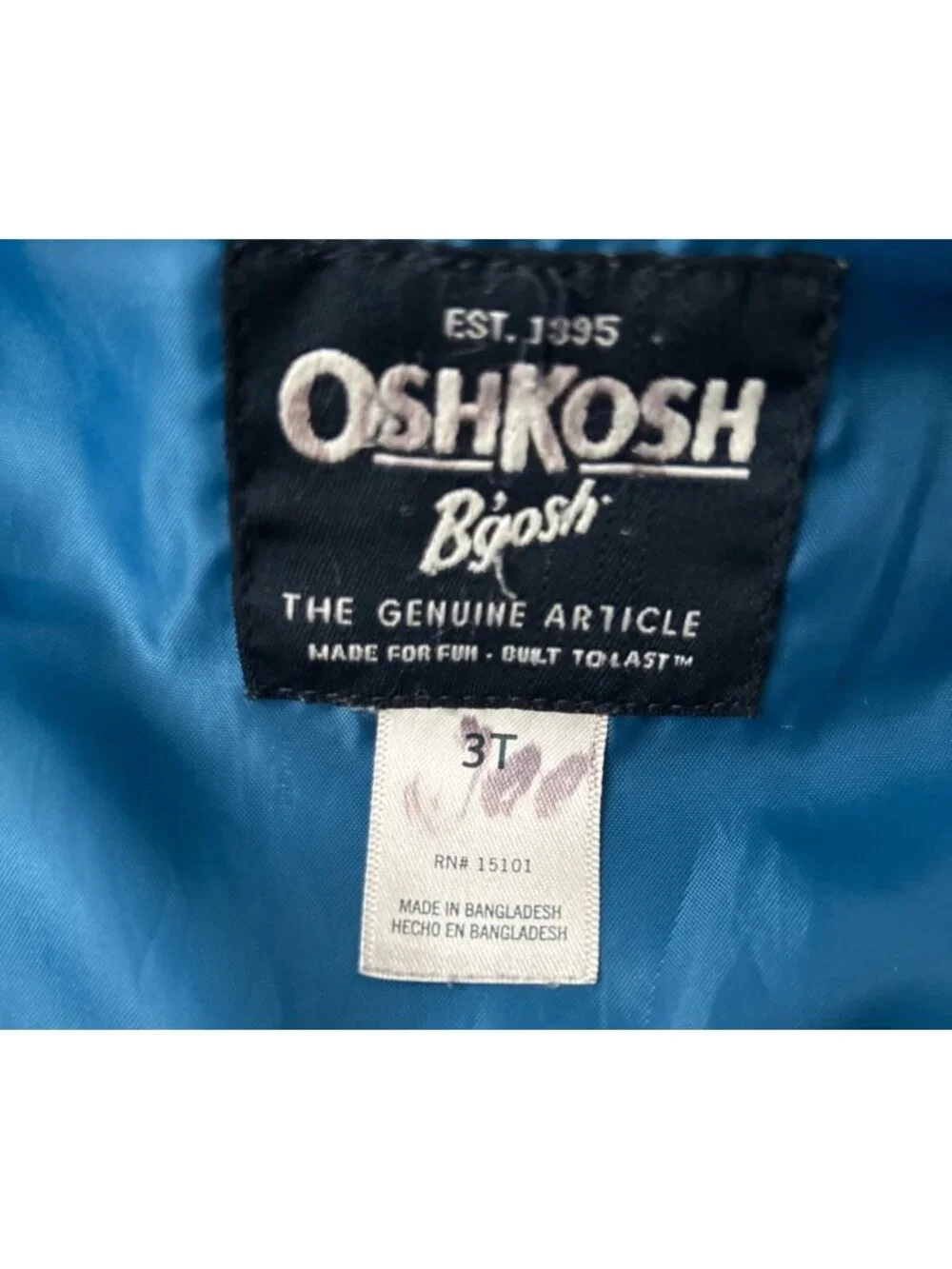 OshKosh Bgosh Kids Navy Blue Puffer Vest Size 3T
